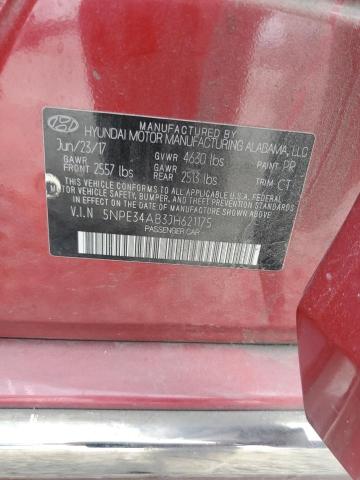 5NPE34AB3JH621175 - 2018 HYUNDAI SONATA SPORT Қызыл фото 13