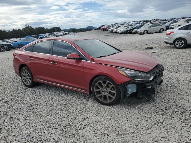 5NPE34AB3JH621175 - 2018 HYUNDAI SONATA SPORT Қызыл фото 4