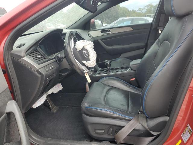 5NPE34AB3JH621175 - 2018 HYUNDAI SONATA SPORT Қызыл фото 7