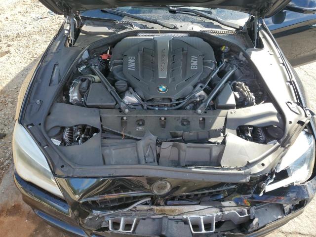 WBA6D4C58HD977711 - 2017 BMW 650 I GRAN COUPE BLACK photo 11