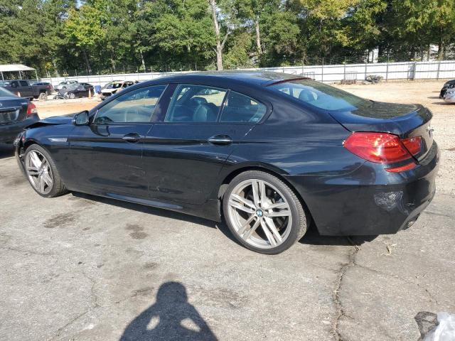 WBA6D4C58HD977711 - 2017 BMW 650 I GRAN COUPE BLACK photo 2