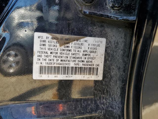 19UDE2F3XGA022433 - 2016 ACURA ILX BASE WATCH PLUS BLACK photo 12