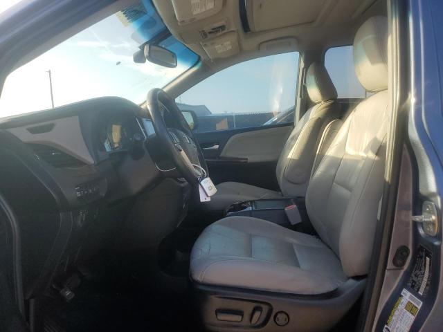 5TDYK3DC3FS644410 - 2015 TOYOTA SIENNA XLE GRAY photo 7