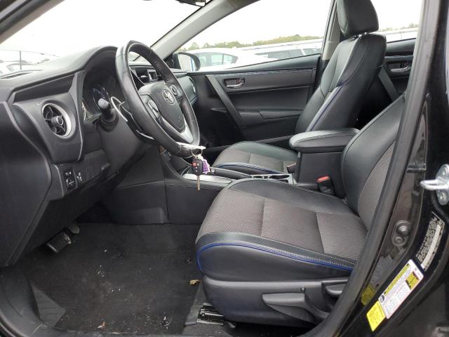 2T1BURHE4JC986545 - 2018 TOYOTA COROLLA L BLACK photo 7