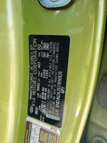 KNDJN2A29J7896826 - 2018 KIA SOUL 绿色 照片 12