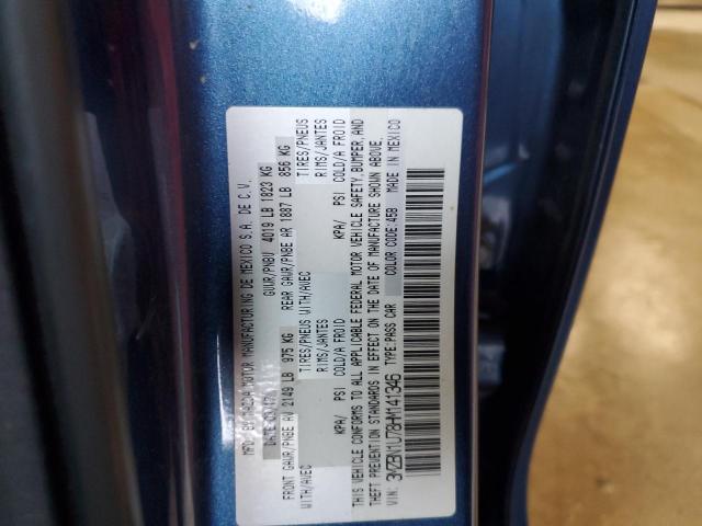 3MZBN1U78HM141346 - 2017 MAZDA 3 SPORT 蓝色 照片 12