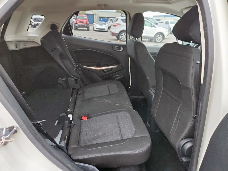 MAJ3S2GE0LC316186 - 2020 FORD ECOSPORT SE WHITE photo 10