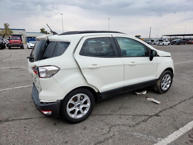 MAJ3S2GE0LC316186 - 2020 FORD ECOSPORT SE WHITE photo 3