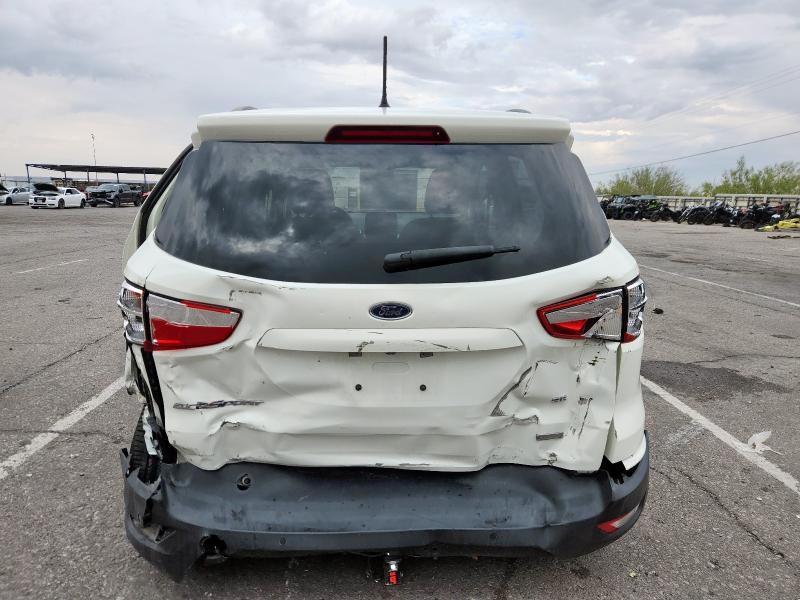 MAJ3S2GE0LC316186 - 2020 FORD ECOSPORT SE WHITE photo 6
