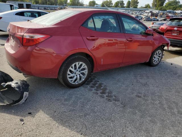 2T1BURHE1KC225599 - 2019 TOYOTA COROLLA L 红色 照片 3