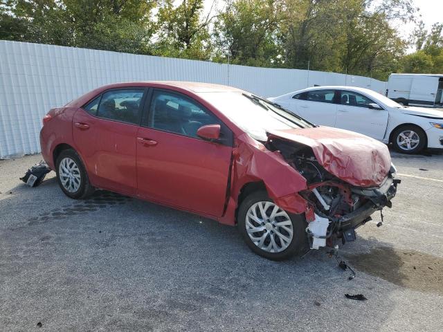 2T1BURHE1KC225599 - 2019 TOYOTA COROLLA L 红色 照片 4