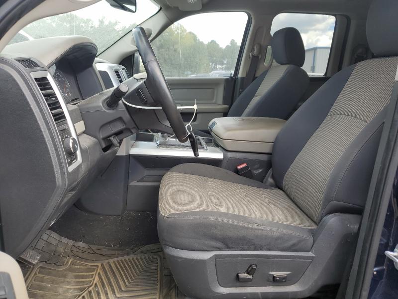 1C6RD6GT5CS179506 - 2012 DODGE RAM 1500 SLT BLUE photo 7