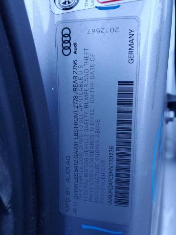 WAUH2AFC6HN130736 - 2017 AUDI A6 PRESTIGE Gümüş fotoğraf 13