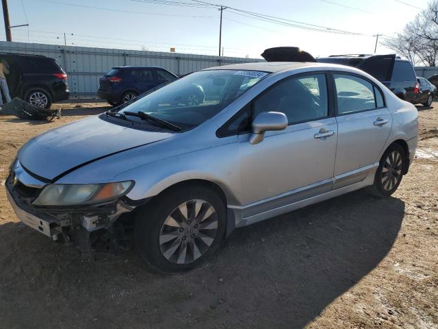2HGFA16979H516322 - 2009 HONDA CIVIC EXL ვერცხლისფერი ფოტო 1