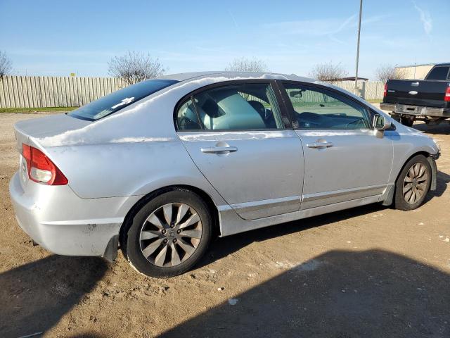 2HGFA16979H516322 - 2009 HONDA CIVIC EXL ვერცხლისფერი ფოტო 3