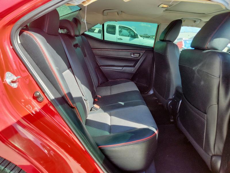2T1BURHE0GC592825 - 2016 TOYOTA COROLLA L RED photo 10