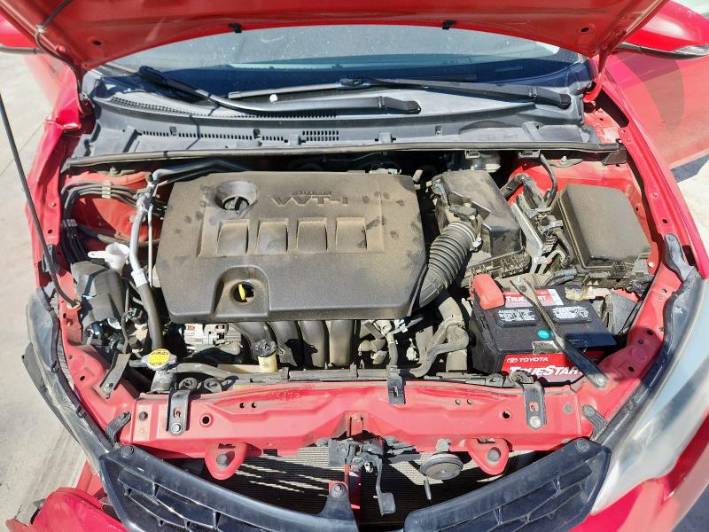 2T1BURHE0GC592825 - 2016 TOYOTA COROLLA L RED photo 11