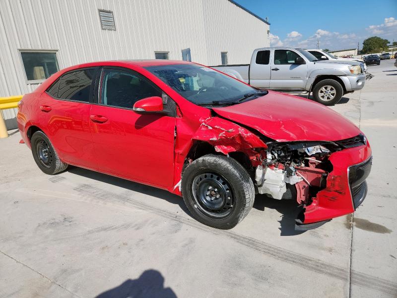 2T1BURHE0GC592825 - 2016 TOYOTA COROLLA L RED photo 4