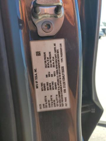 5YJ3E1EB4LF735035 - 2020 TESLA MODEL 3 Gris foto 12