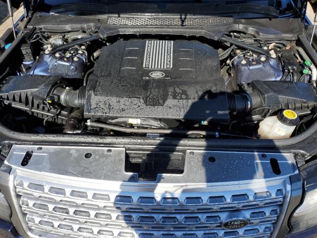 SALGS2VF2GA277571 - 2016 LAND ROVER RANGE ROVE HSE BLUE photo 12