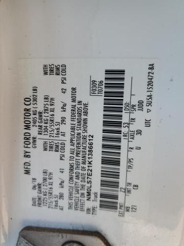 NM0LS7E21K1386612 - 2019 FORD TRANSIT CO XL Ağ foto 13