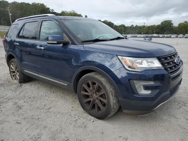 1FM5K8F80HGC68427 - 2017 FORD EXPLORER LIMITED BLUE photo 4