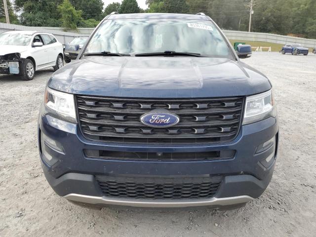 1FM5K8F80HGC68427 - 2017 FORD EXPLORER LIMITED BLUE photo 5