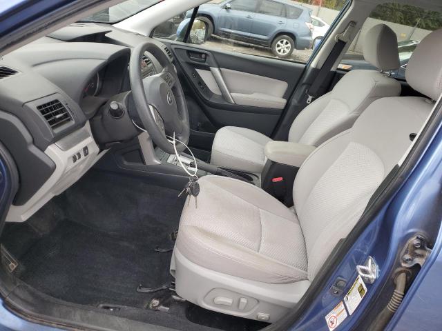 JF2SJADC9FH817267 - 2015 SUBARU FORESTER 2.5I PREMIUM 蓝色 照片 7