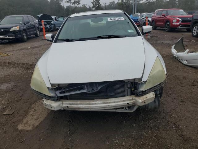 1HGCM66535A042348 - 2005 HONDA ACCORD EX WHITE photo 5
