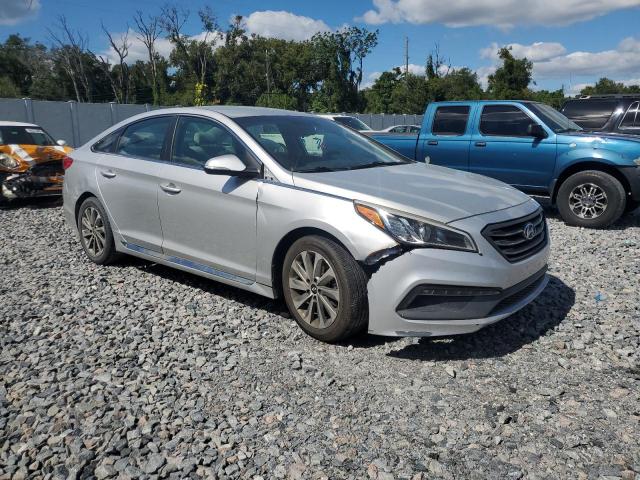 5NPE34AF1HH460919 - 2017 HYUNDAI SONATA SPORT SILVER photo 4