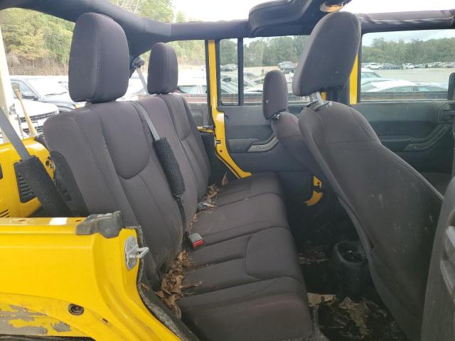1C4BJWDG9FL622068 - 2015 JEEP WRANGLER U SPORT Gelb Foto 10