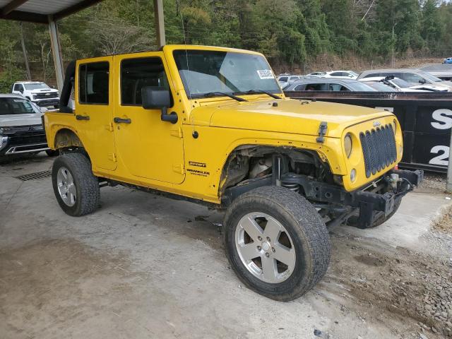 1C4BJWDG9FL622068 - 2015 JEEP WRANGLER U SPORT Gelb Foto 4