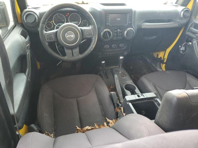 1C4BJWDG9FL622068 - 2015 JEEP WRANGLER U SPORT Gelb Foto 8
