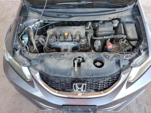 19XFB2F81FE293386 - 2015 HONDA CIVIC EX GRAY photo 11