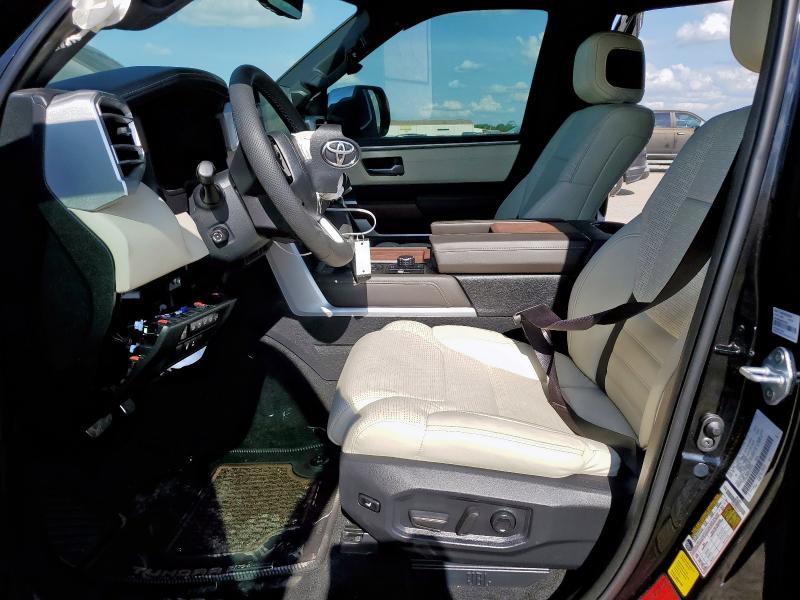 5TFMC5DB5PX019310 - 2023 TOYOTA TUNDRA CREWMAX PLATINUM BLACK photo 7