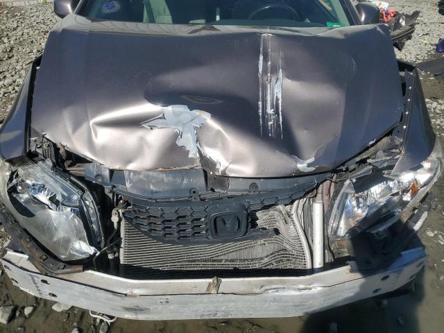 19XFB2F56DE098936 - 2013 HONDA CIVIC LX GRAY photo 11