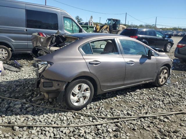 19XFB2F56DE098936 - 2013 HONDA CIVIC LX GRAY photo 3