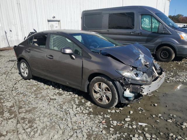 19XFB2F56DE098936 - 2013 HONDA CIVIC LX GRAY photo 4