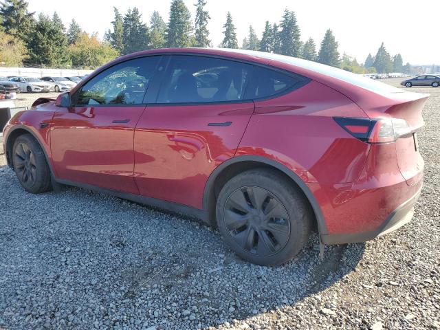 7SAYGDED9SF251690 - 2025 TESLA MODEL Y RED photo 2