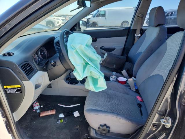 KMHCN4AC8AU472290 - 2010 HYUNDAI ACCENT GLS GRAY photo 7