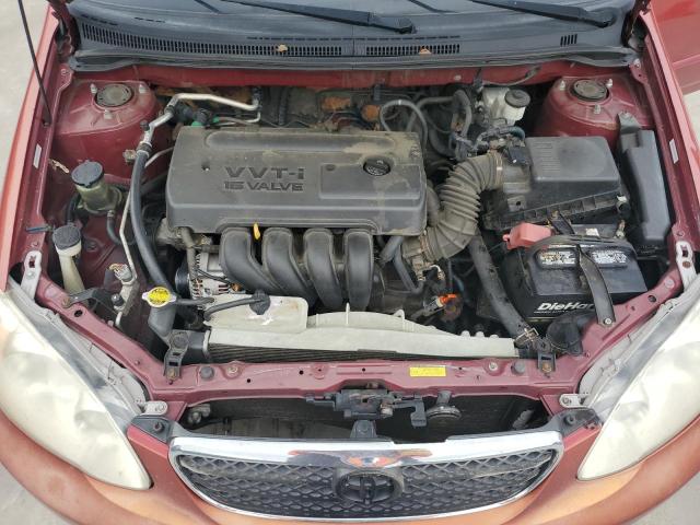 1NXBR32E96Z762118 - 2006 TOYOTA COROLLA CE BURGUNDY photo 11