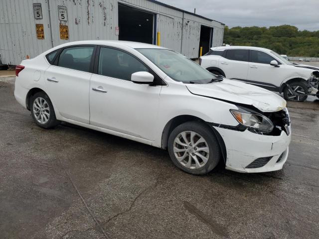3N1AB7APXKY417205 - 2019 NISSAN SENTRA S WHITE photo 4