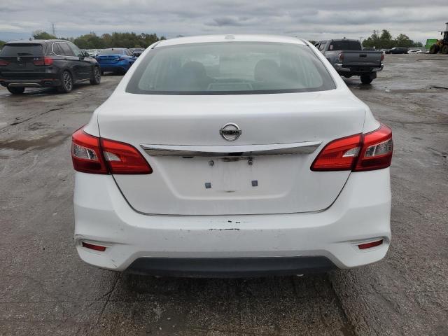 3N1AB7APXKY417205 - 2019 NISSAN SENTRA S WHITE photo 6