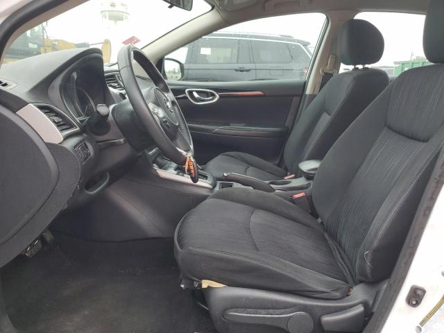 3N1AB7APXKY417205 - 2019 NISSAN SENTRA S WHITE photo 7