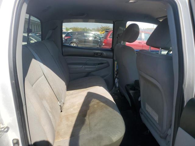3TMLU4EN0DM106383 - 2013 TOYOTA TACOMA DOUBLE CAB SILVER photo 10