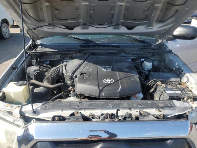 3TMLU4EN0DM106383 - 2013 TOYOTA TACOMA DOUBLE CAB SILVER photo 11