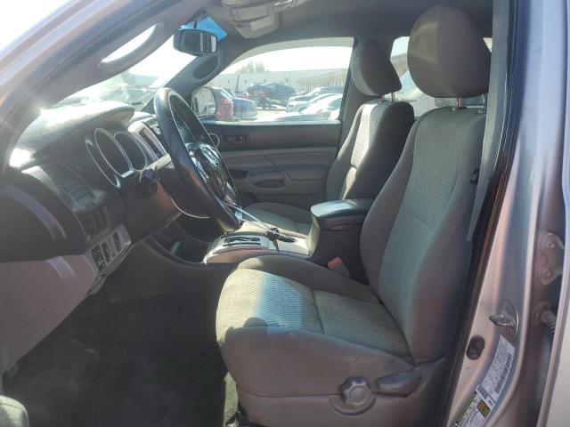 3TMLU4EN0DM106383 - 2013 TOYOTA TACOMA DOUBLE CAB SILVER photo 7