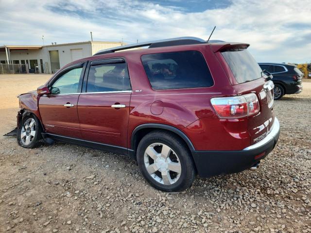 1GKER23727J168103 - 2007 GMC ACADIA SLT-1 MAROON photo 2