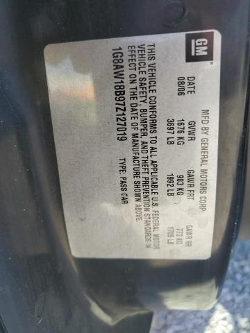 1G8AW18B97Z127019 - 2007 SATURN ION LEVEL 3 Boz foto 12