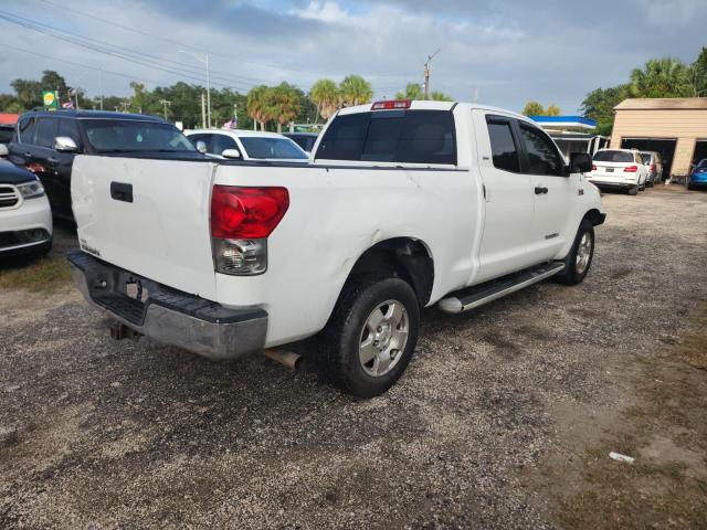 5TFRV54157X018326 - 2007 TOYOTA TUNDRA DOUBLE CAB SR5 WHITE photo 4